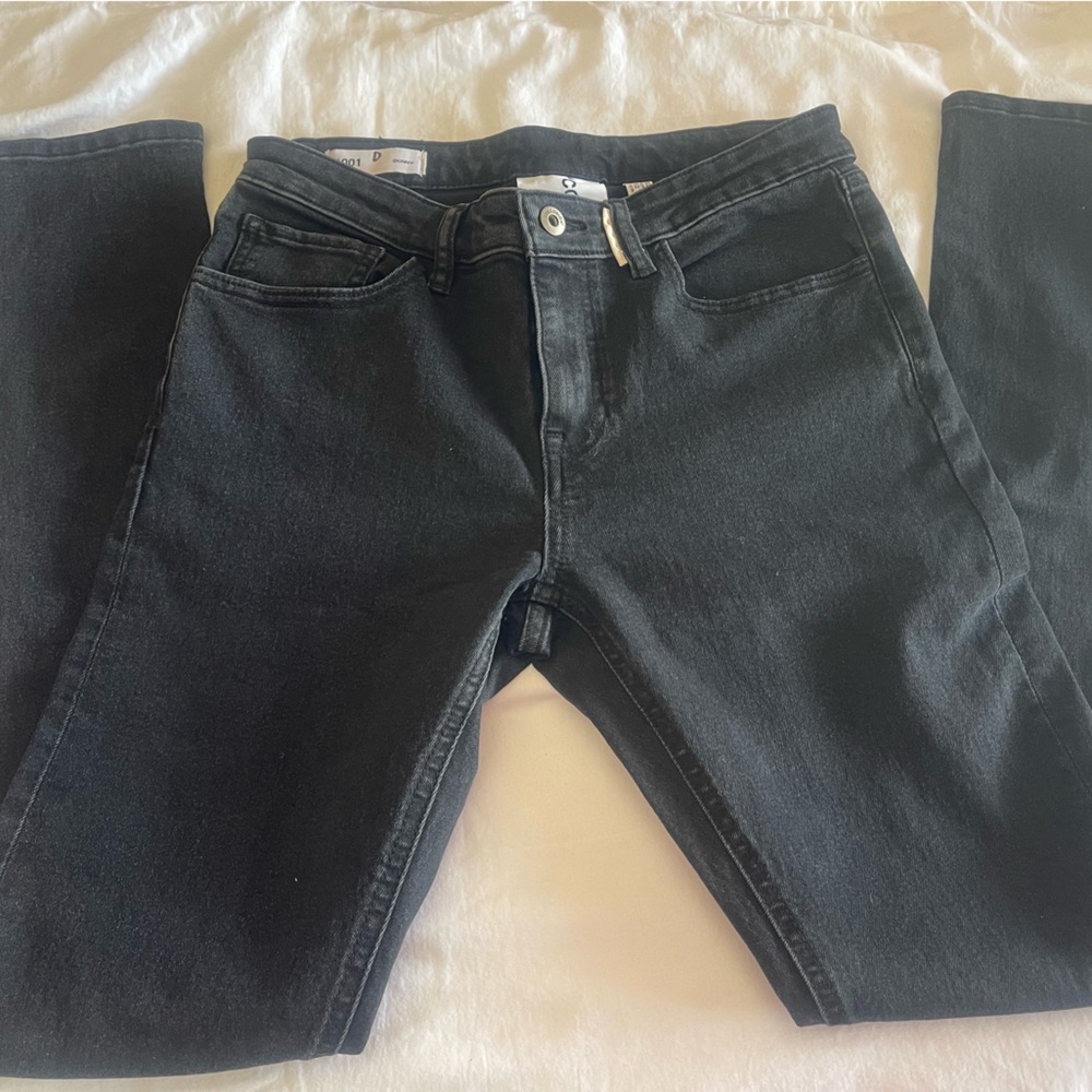 COLLUSION *001 , Stylish Black Denim Jeans